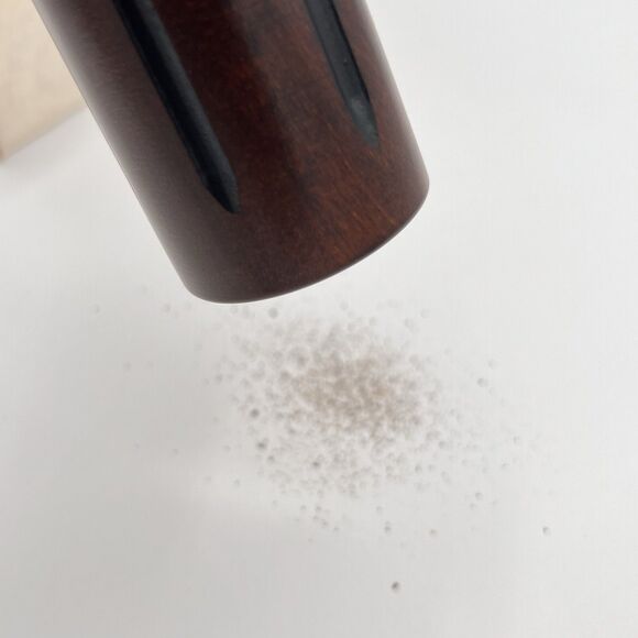 Vintage Pepper Mill & Salt Shaker Danish Modern Inspired Mr. Dudley Wooden w/Box - Picture 10 of 12